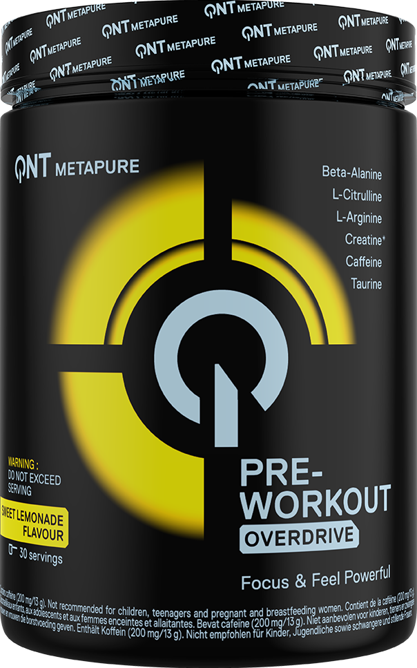 QNT Pre-Workout Overdrive - 390 g Sweet Lemonade