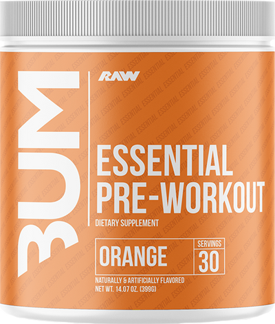RAW Essential Pre-Workout - 30 servings Orange