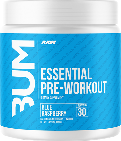 RAW Essential Pre-Workout - 30 servings Blue Raspberry
