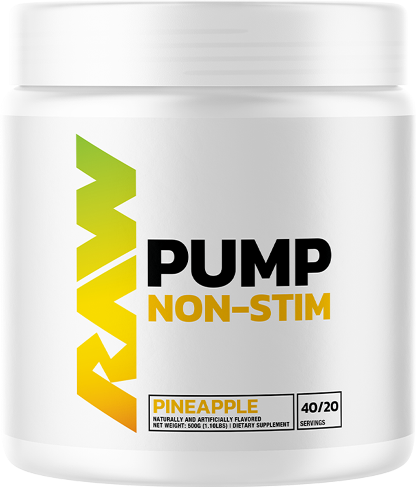 RAW Pump Non-Stim Pre-Workout - 40 servings Pineapple
