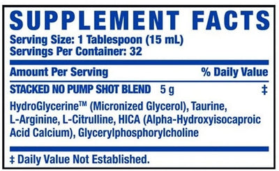 RCSS Stacked-NO Pump Shot Apple Sour