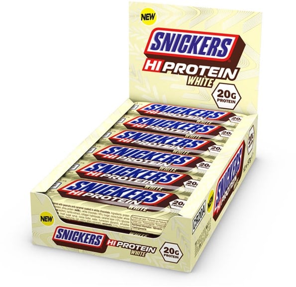 Snickers HiProtein Bar - 12 x 57 g - White Chocolate