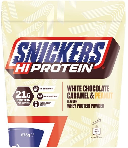 Snickers HiProtein Powder - 875 g - White Chocolate