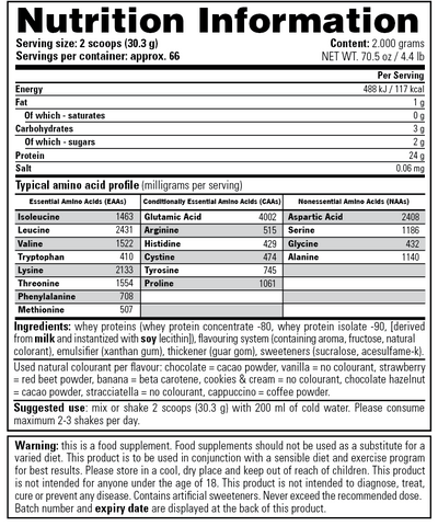 Stacker2 100% Whey - 2000 g