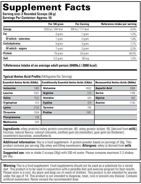 Stacker2 100% Whey - 454 g Cookies and Cream