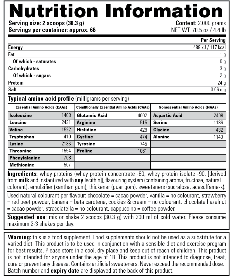 Stacker2 100% Whey - 908 g Chocolate Hazelnut