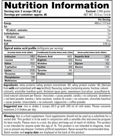 Stacker2 100% Whey - 908 g Strawberry Fields