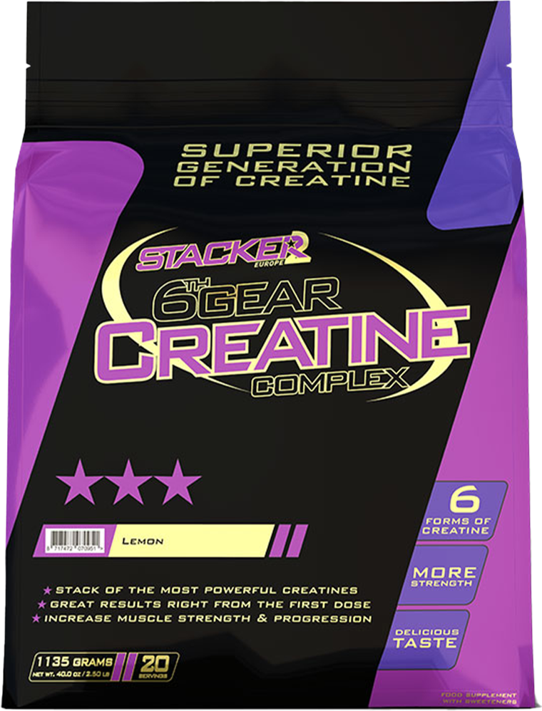 Stacker2 6th Gear Creatine Complex Lemon