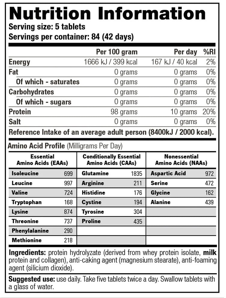 Stacker2 Amino Xplode 10.000 - 420 tabs