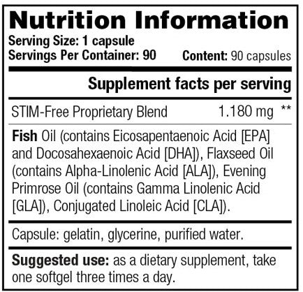 Stacker2 Black Burn Stim Free - 90 caps
