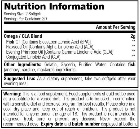 Stacker2 Omega 3 - 2000 - 60 caps