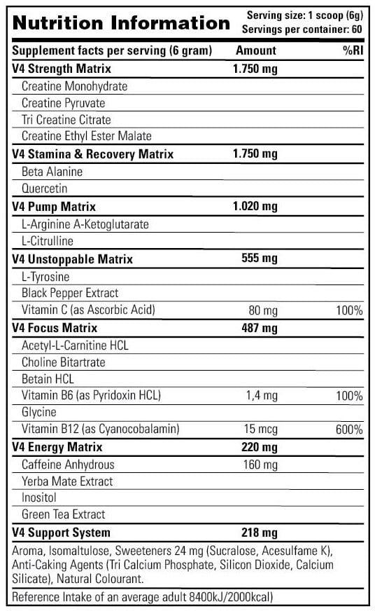 Stacker2 Rush V4 - 360 g Lemon Lime