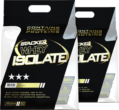 Stacker2 Whey Isolate - 1500 g Banana