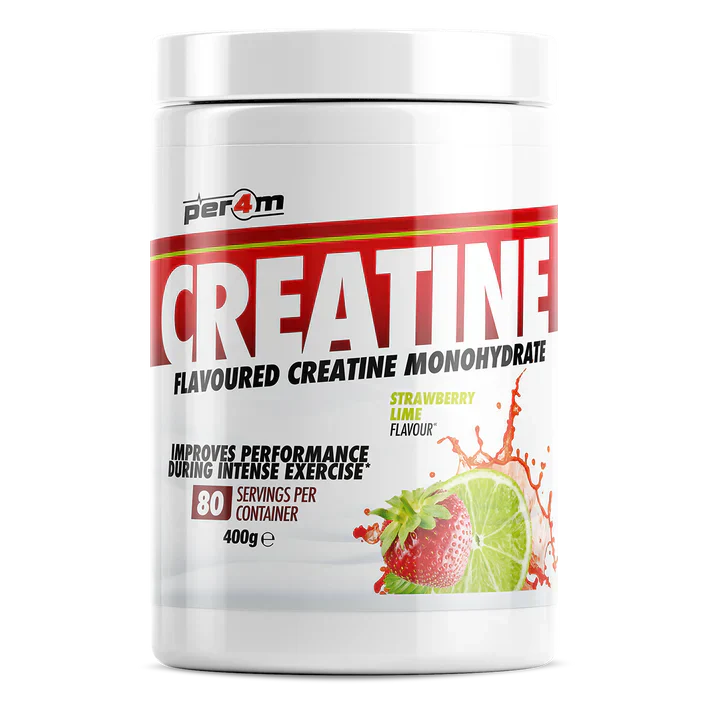 PER4M Flavoured Micronised Creatine - 400 g Strawberry Lime