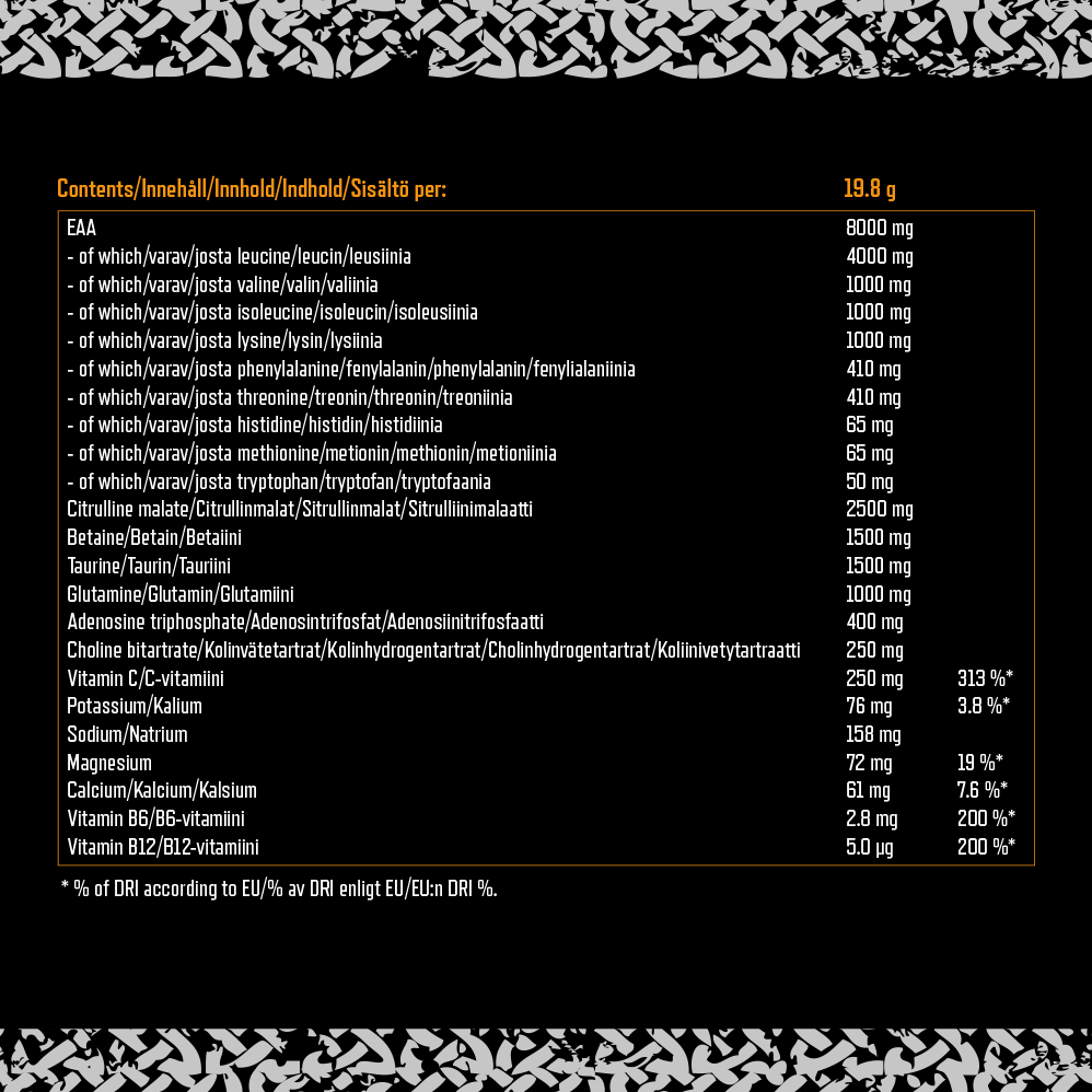 Viking Power Sleipner EAA - 420 g Orange