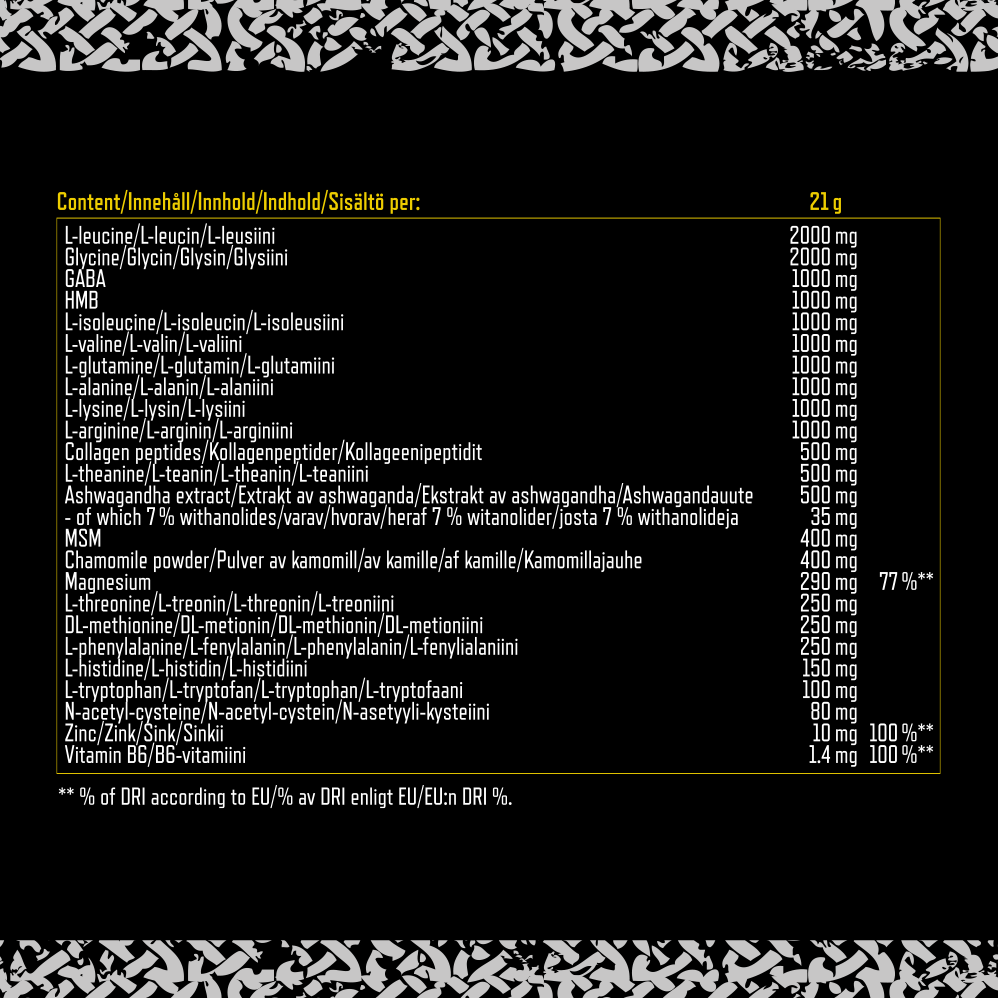 Viking Power Ymir Sleep & Grow - 525 g - Passionfruit