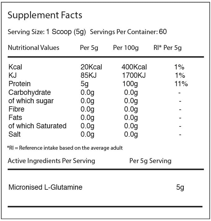 Warrior Glutamine - 300 g