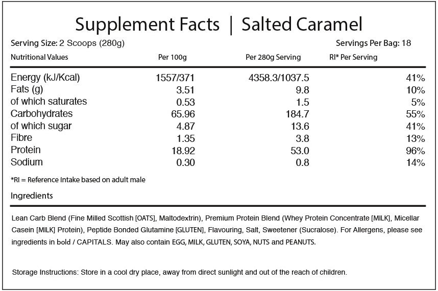 Warrior Mass Lean Gainer - 5000 g
