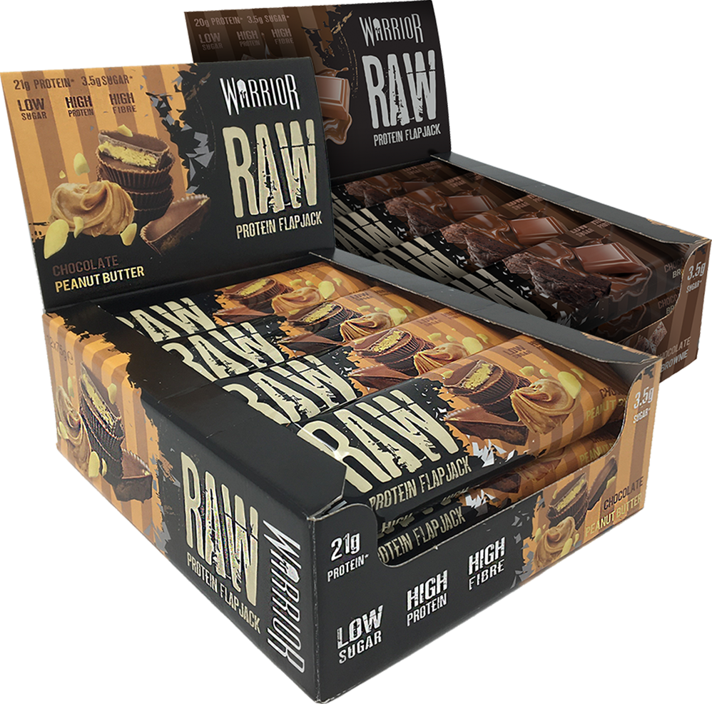 Warrior Raw Protein Flapjack - 12 x 75 g