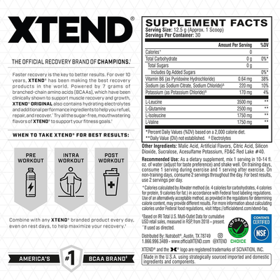 Xtend Original BCAA - 30 servings Mango