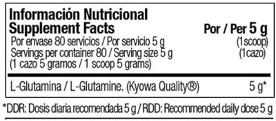 Zoomad One Raw Glutamine - 400 g Cherry Bomb